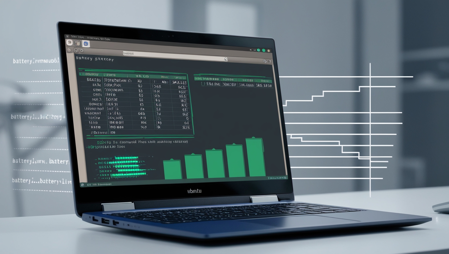 Verifique a Saúde da Bateria no Ubuntu Pelo Terminal: Descubra o Que Está a Matar o Seu Portátil!