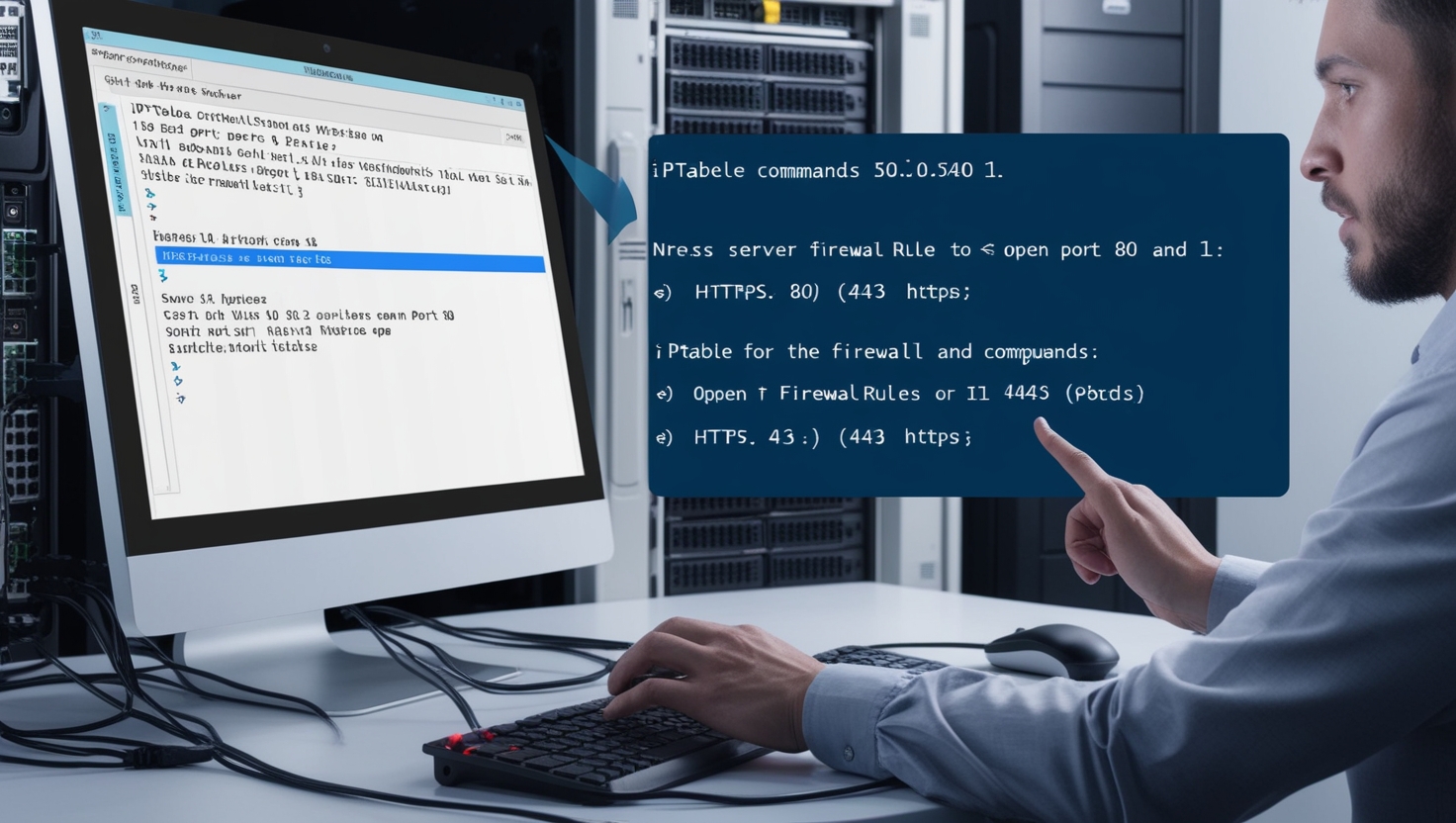 Como Configurar Regras de Firewall com IPTables para Abrir as Portas 80 e 443