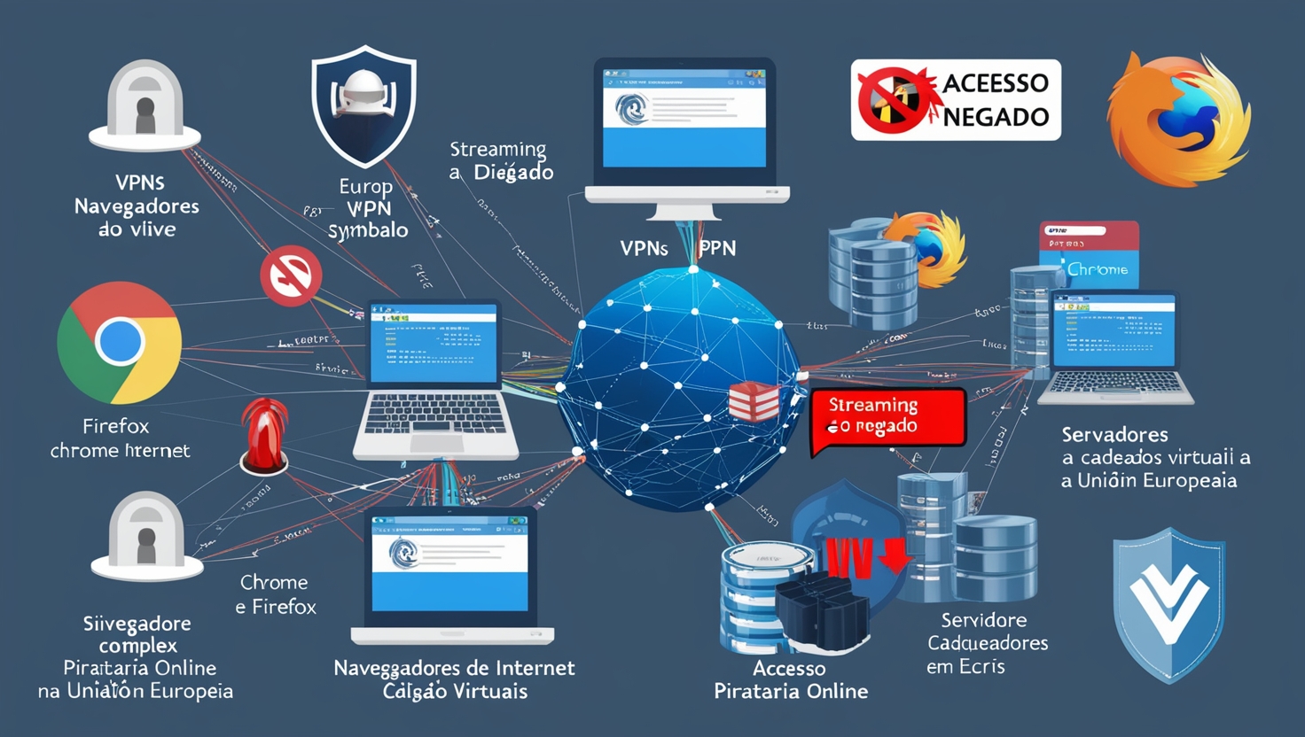 A Nova Era da Luta Contra a Pirataria: AAPA Quer Bloqueio Total de VPNs e Navegadores na UE!