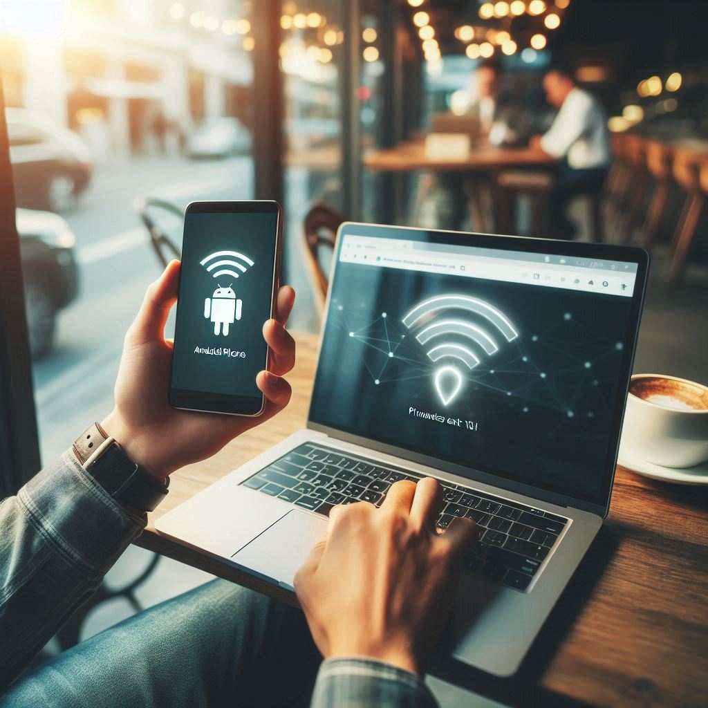 Transforme o seu telemóvel Android num hotspot para o seu portátil e navegue com segurança! 🚀