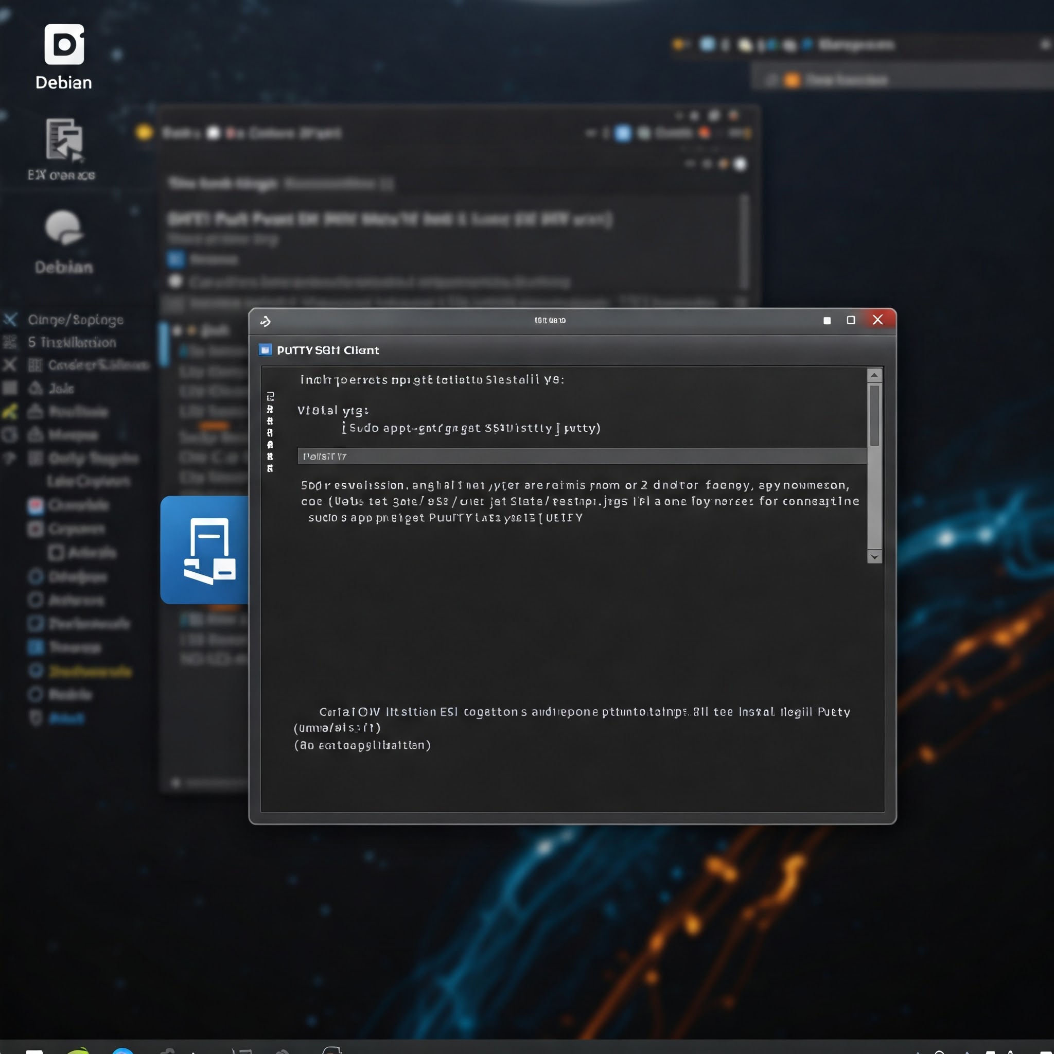 Como Instalar o Cliente SSH PuTTY no Debian 12, 11 ou 10: Passo a Passo Completo