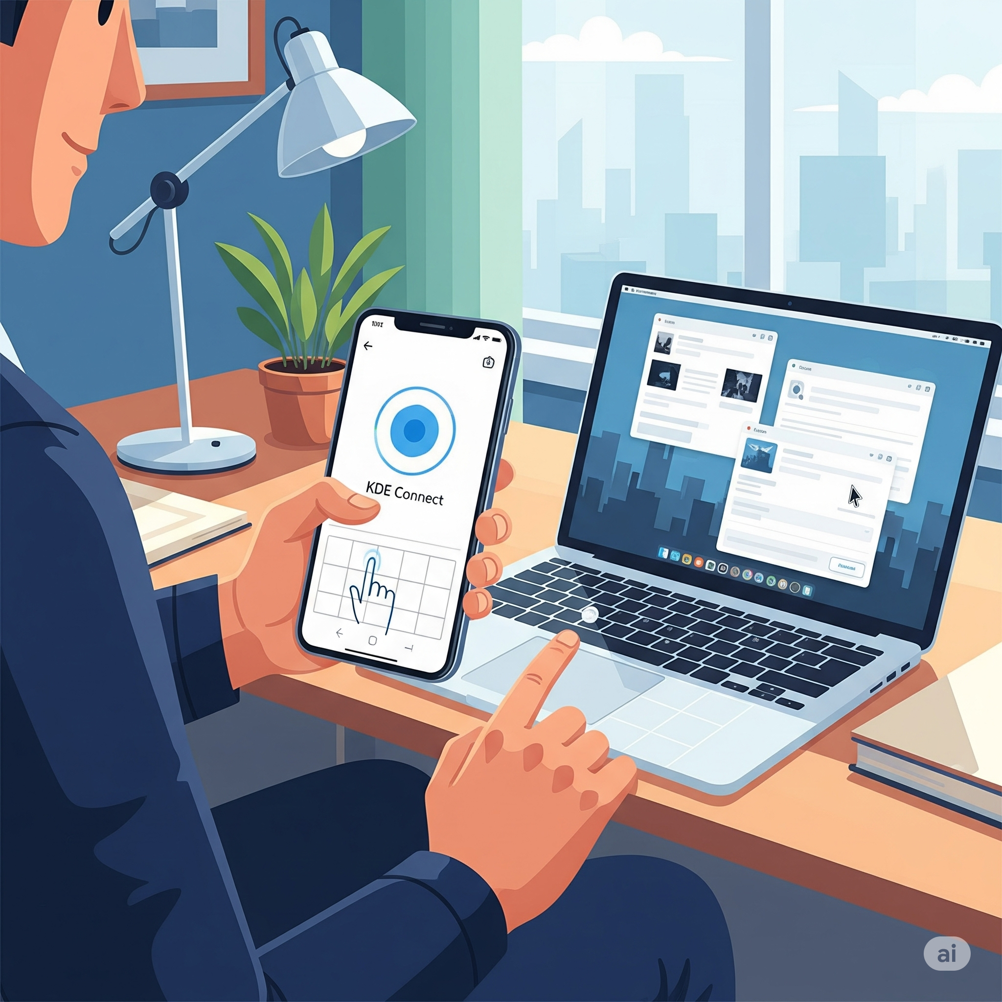 Transforme o Teu Telemóvel num Rato Sem Fios com KDE Connect – Solução Incrível para Emergências Tecnológicas!